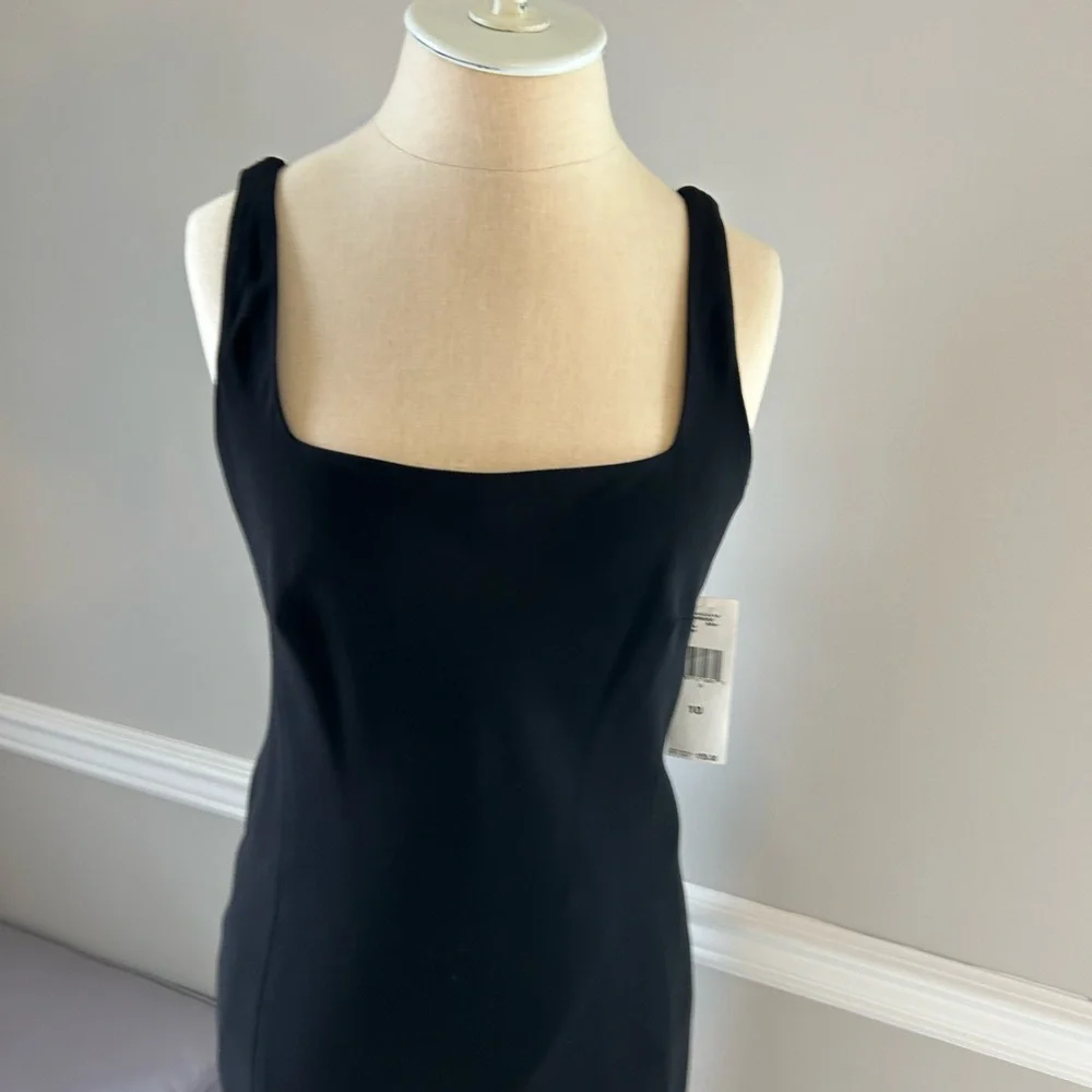 NWT Jones New York black dress with bow detail on back - Picture 2 of 10